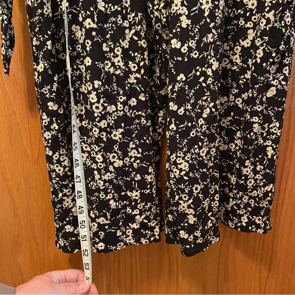 Maurices Black Floral V-Neck Jumpsuit - Picture 11 of 14